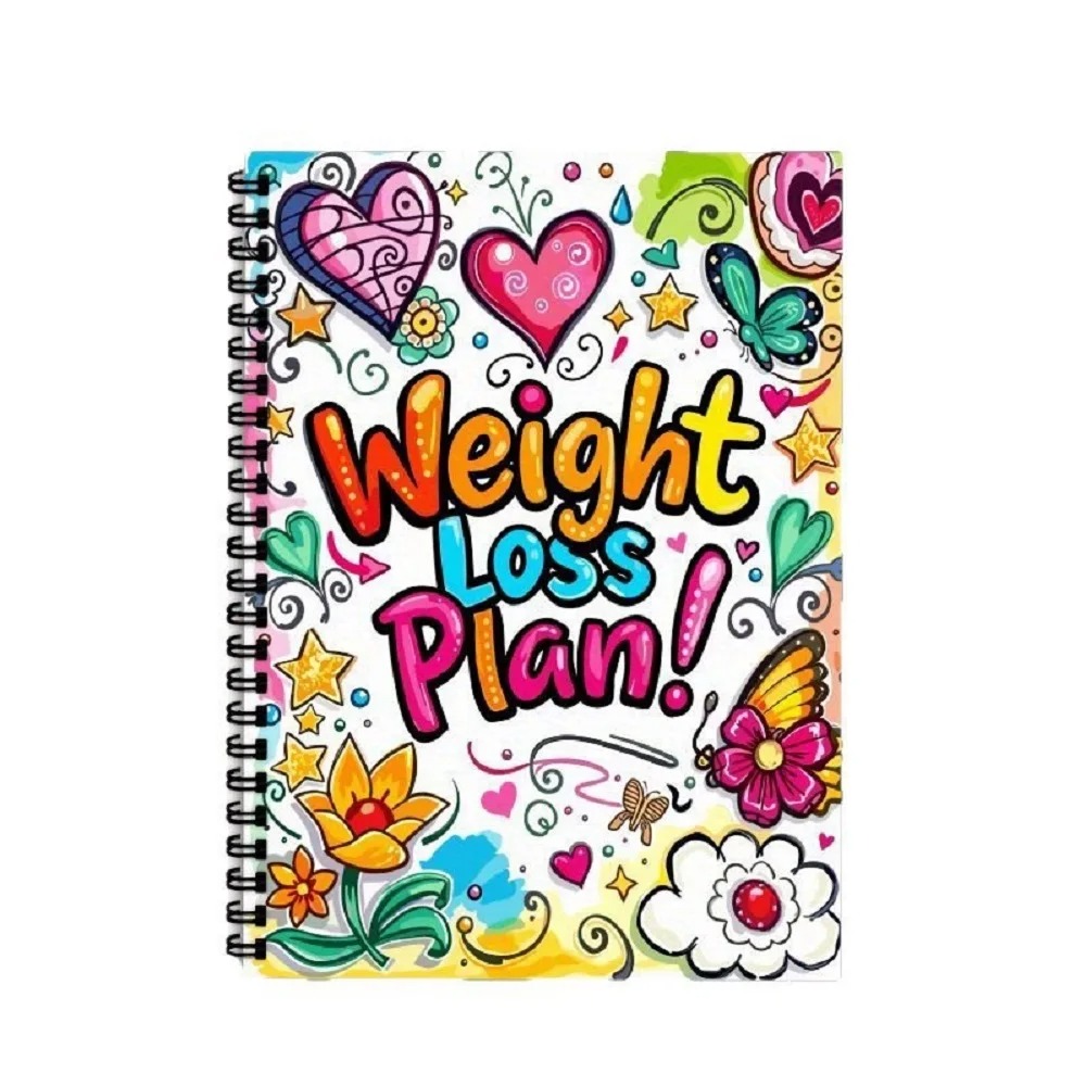 Fitness Journal Planner - Weight Loss Plan Journal Spiral Fitness