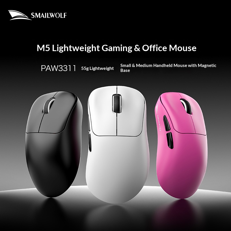 Fitness Journal Planner - SMAILWOLF M5 Bluetooth wireless mouse three-mode