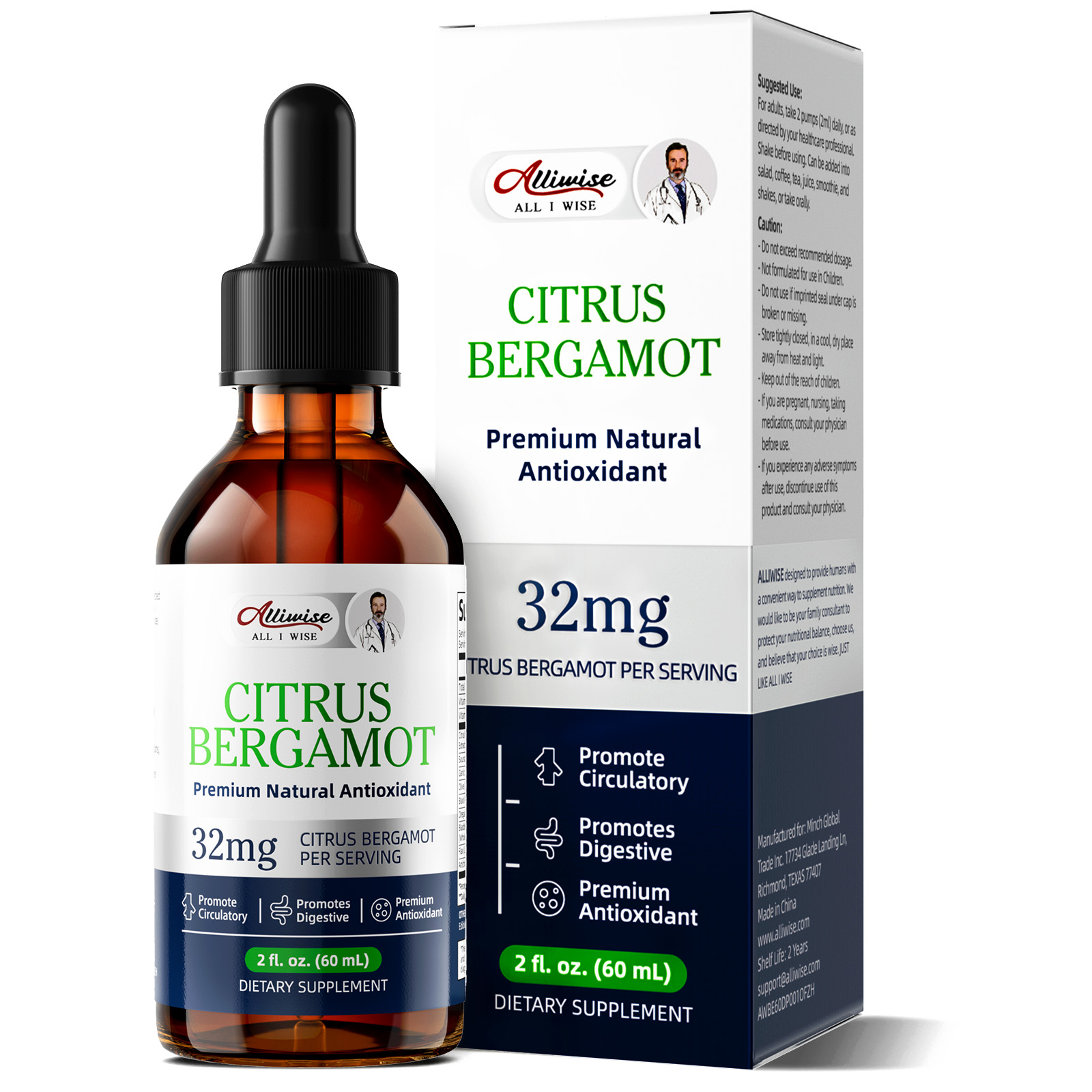 Health And Wellness Promotion - Premium Citrus Bergamout Drops for Promoting