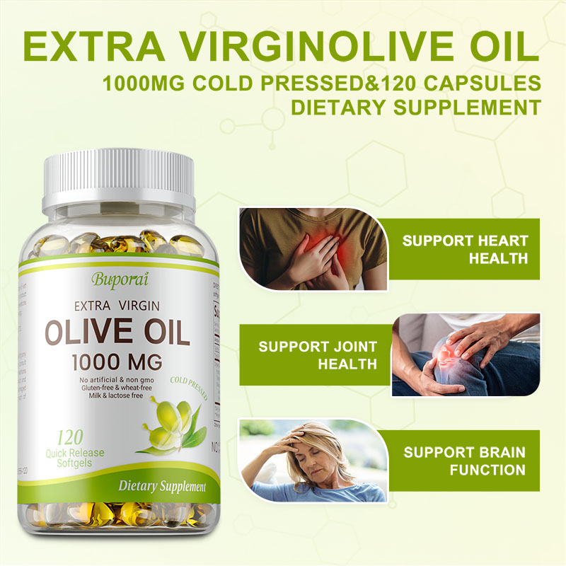 Health And Wellness Promotion - Olive Oil Softgel 1000mg - Promotes