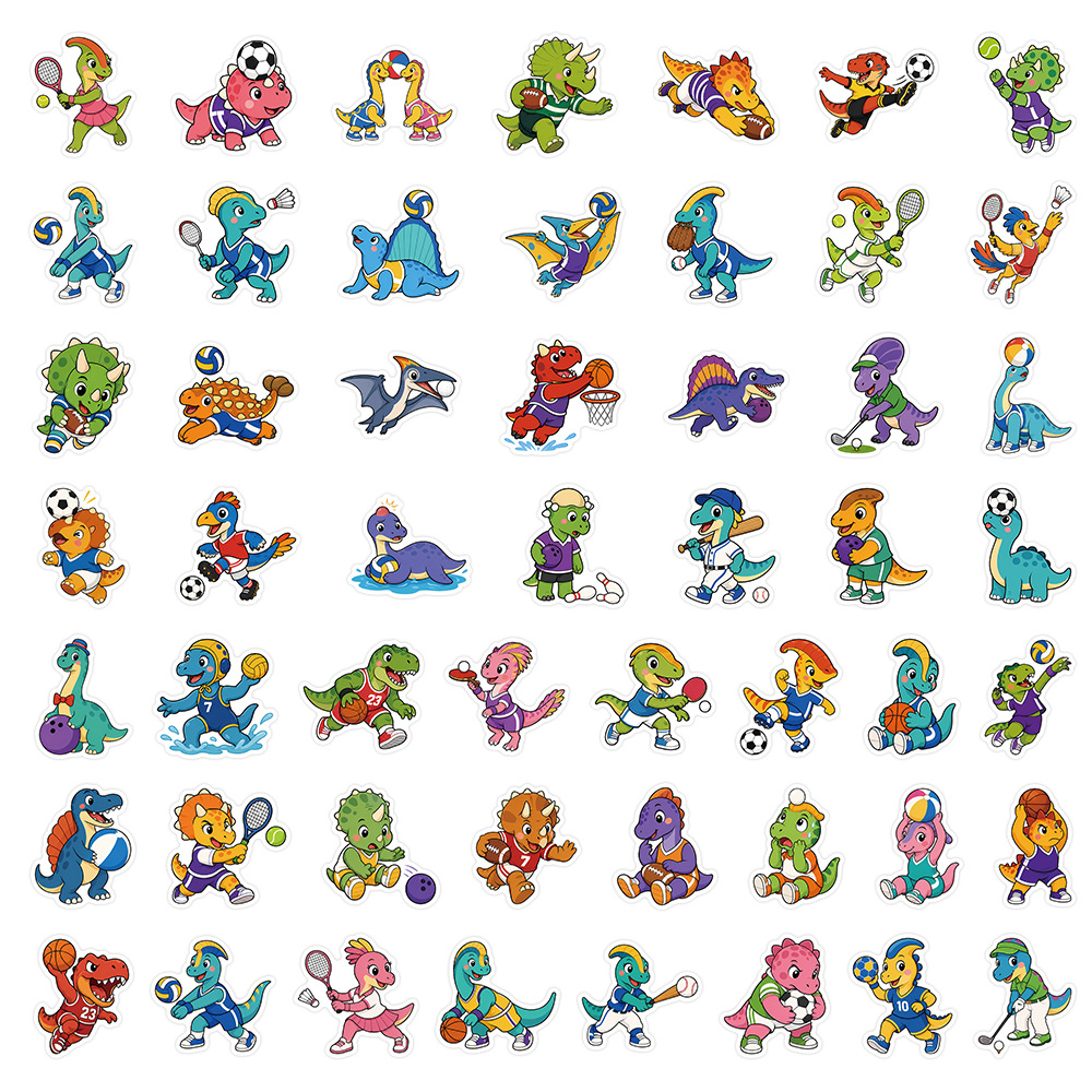 Cartoon Sports Dino Animal Sti - Fitness Journal Planner ulasan dan harga