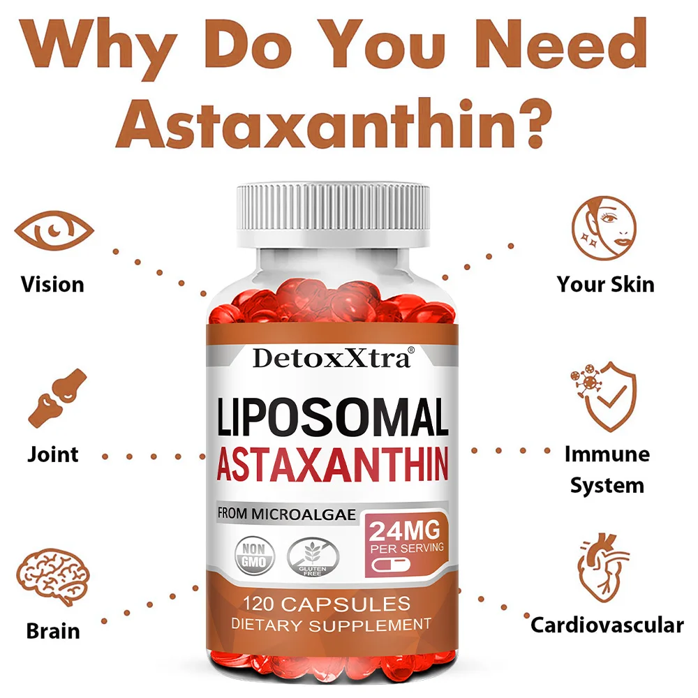 Liposomal Astaxanthin - Suppor - Health And Wellness Promotion ulasan dan harga