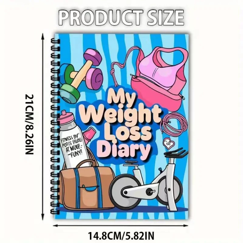 Weight Loss Plan Journal Spira - Fitness Journal Planner ulasan dan harga