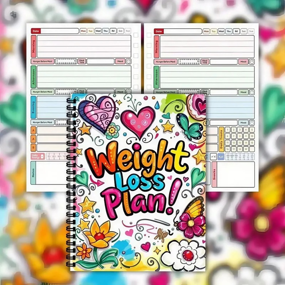 Weight Loss Plan Journal Spira - Fitness Journal Planner ulasan dan harga