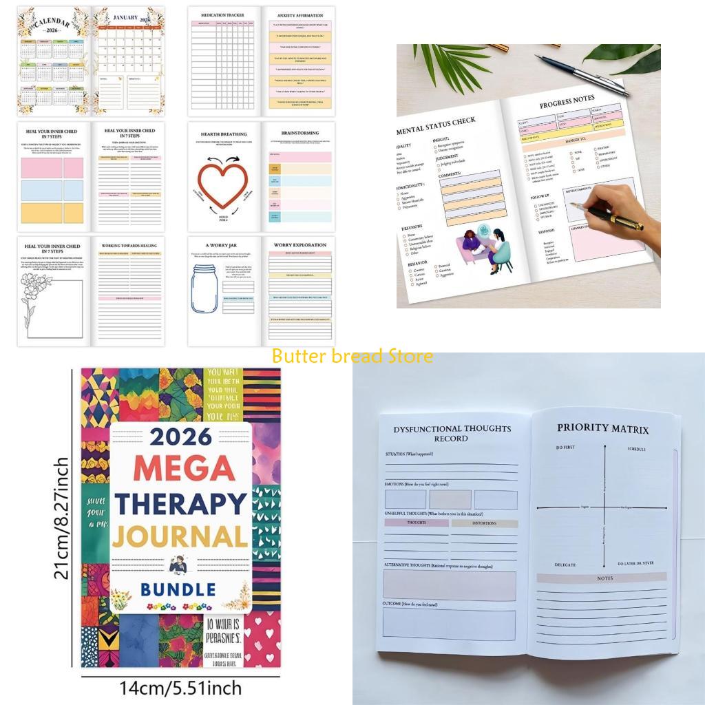 W89C Therapeutic Activity Writ - Health Wellness Planner ulasan dan harga
