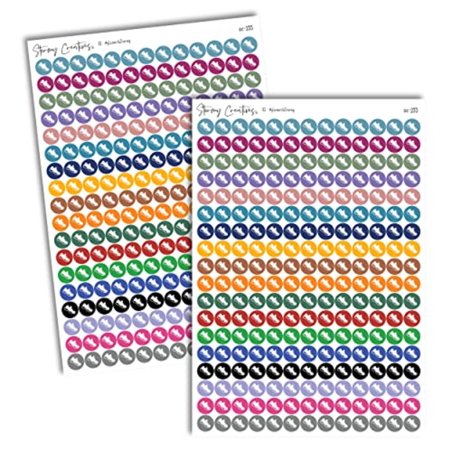 Small Shoe Icons Decorative Pl - Health Wellness Planner ulasan dan harga
