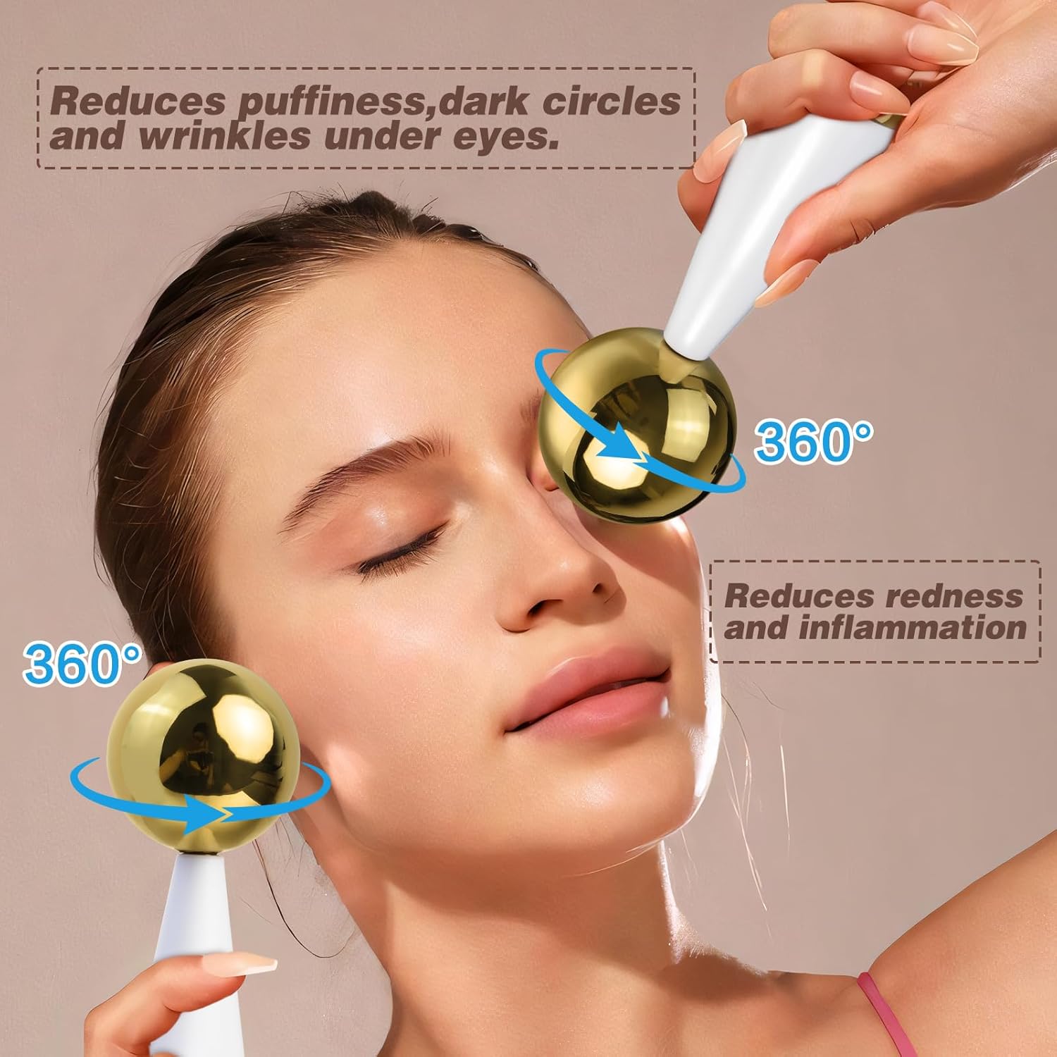 Ice Globes for Face Eyes Steel - Ice Roller Face Cold ulasan dan harga