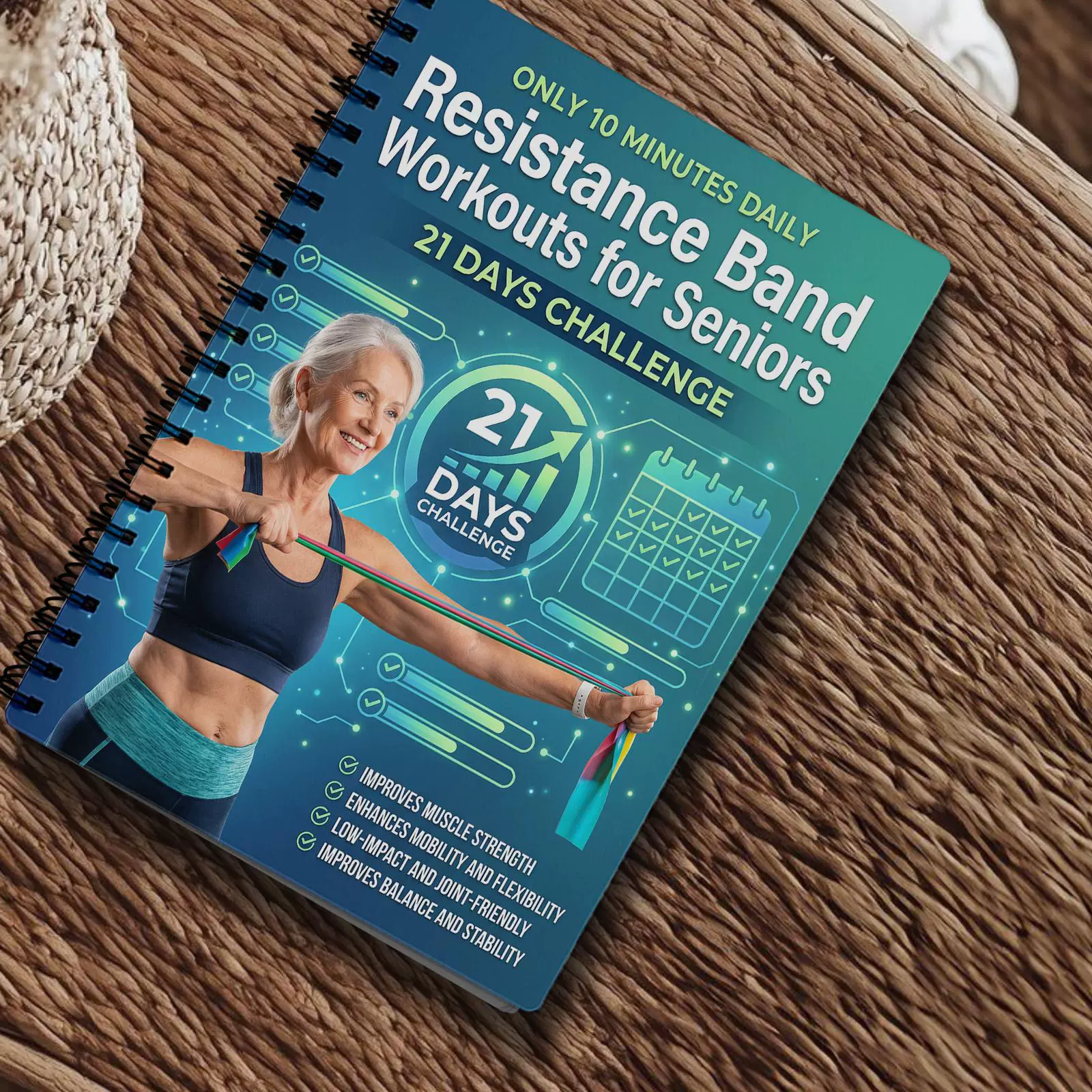 Resistance Band Workouts for S - Fitness Journal Planner ulasan dan harga