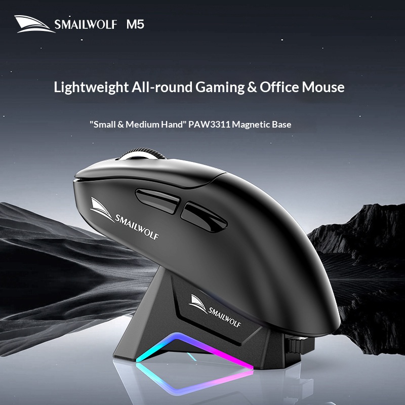 SMAILWOLF M5 Bluetooth wireles - Fitness Journal Planner ulasan dan harga
