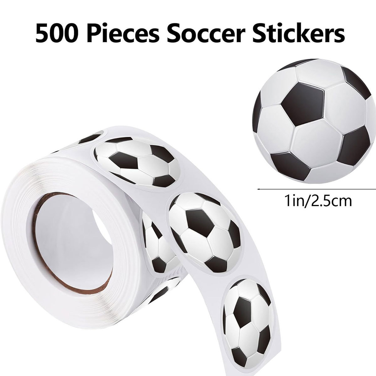 100-500pcs Footballs Stickers  - Fitness Journal Planner ulasan dan harga
