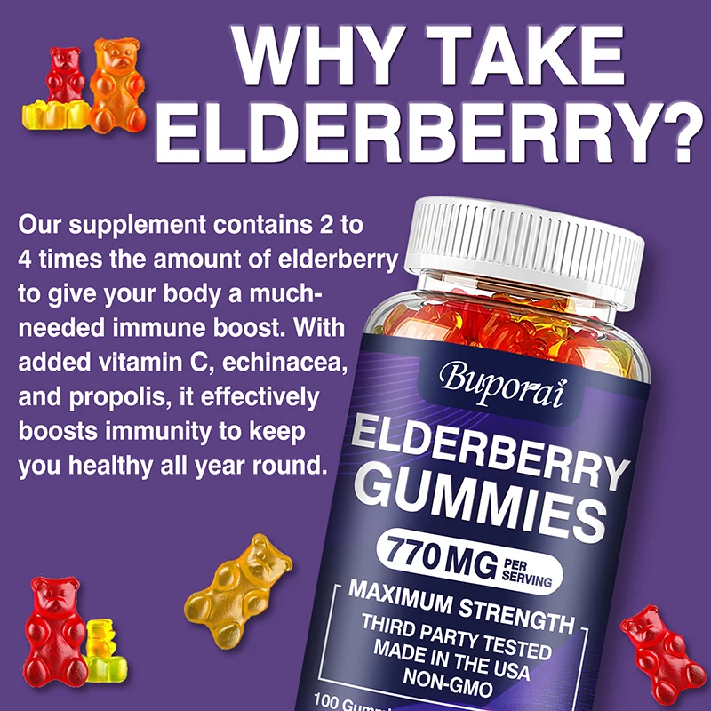Elderberry Gummies - Smooth Sk - Health And Wellness Promotion ulasan dan harga