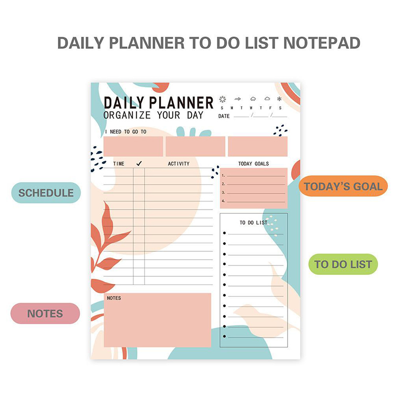 Magnetic Daily Planner Notepad - Fitness Journal Planner ulasan dan harga