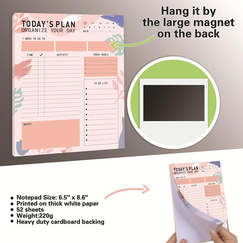 Magnetic Daily Planner Notepad - Fitness Journal Planner ulasan dan harga