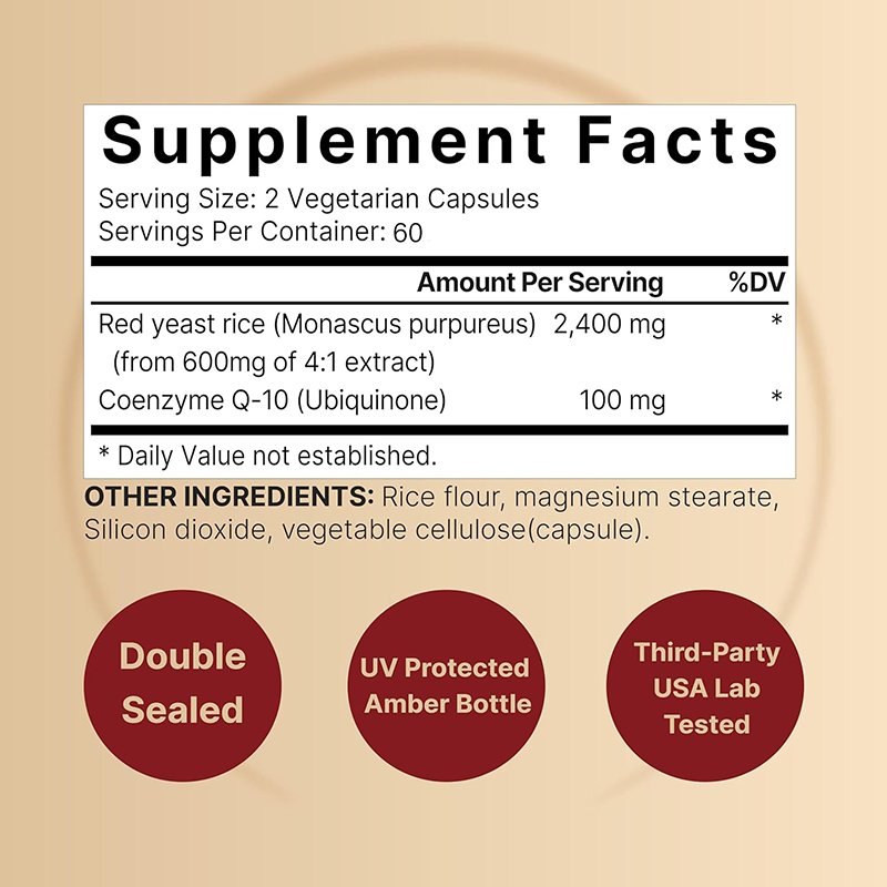 Red Yeast Rice Capsules - Supp - Health And Wellness Promotion ulasan dan harga