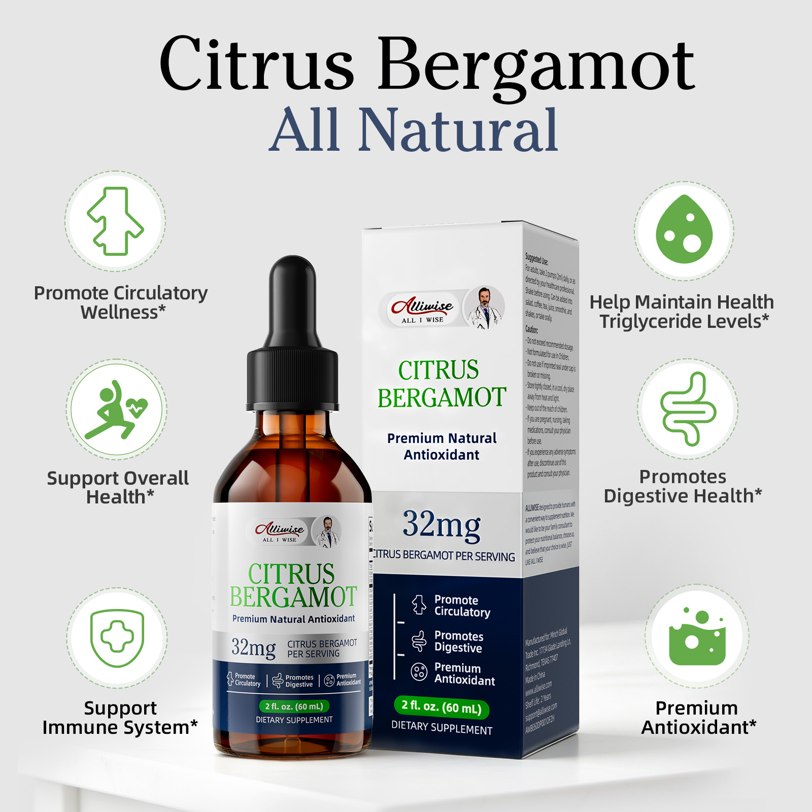Premium Citrus Bergamout  Drop - Health And Wellness Promotion ulasan dan harga