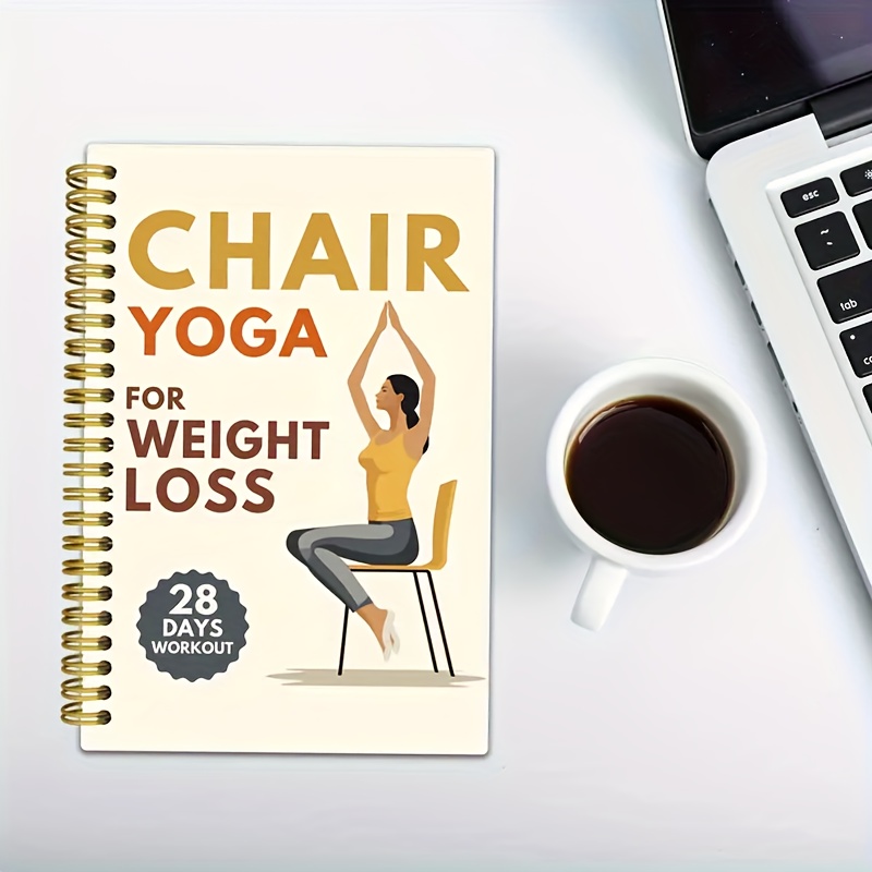 28-Day Chair Yoga Weight Loss  - Fitness Journal Planner ulasan dan harga