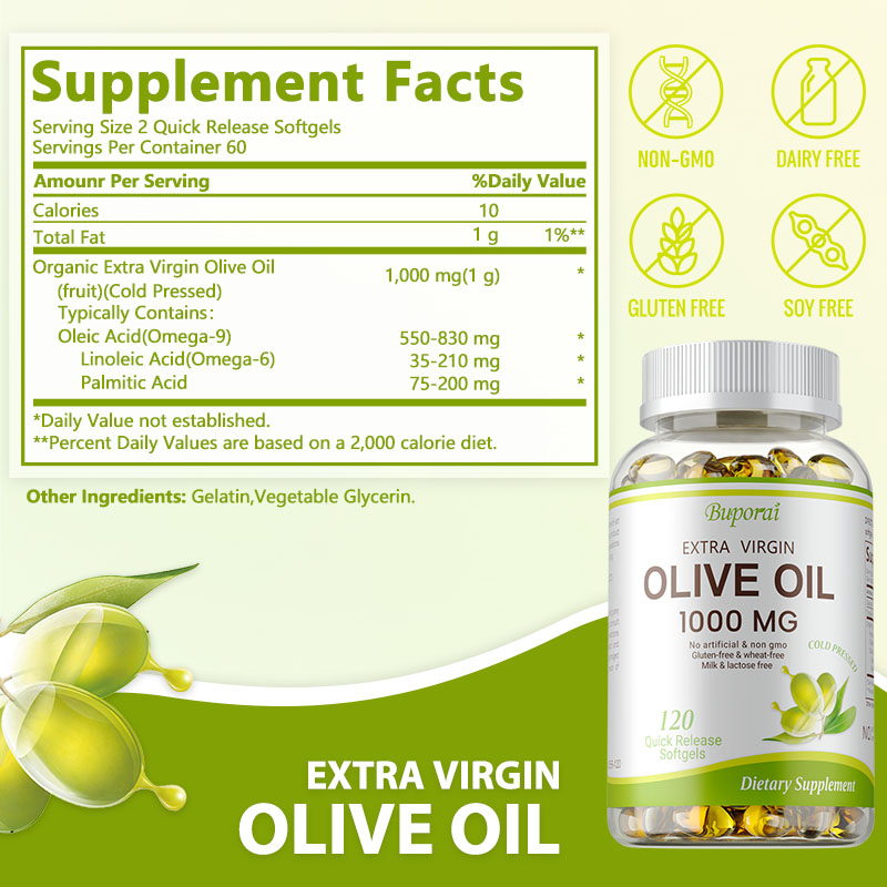 Olive Oil Softgel 1000mg - Pro - Health And Wellness Promotion ulasan dan harga